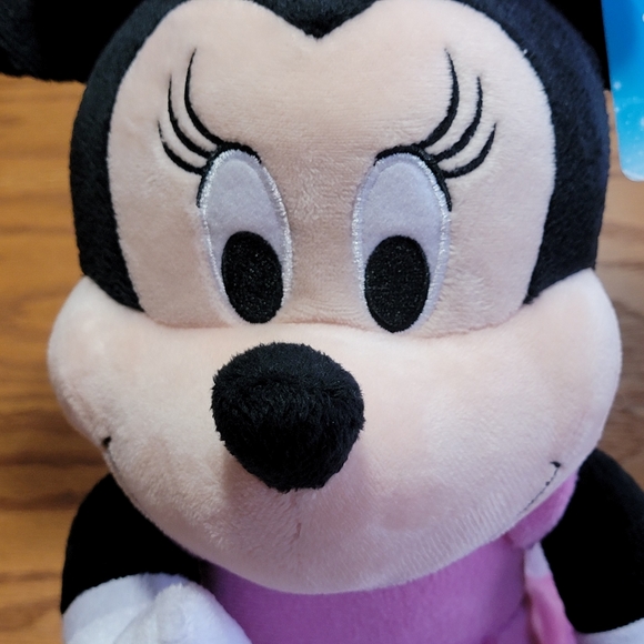 Disney Store Minnie Mouse Plush Stuffed Toy 19" Doll - Soft Pink Polka Dot - Picture 2 of 13